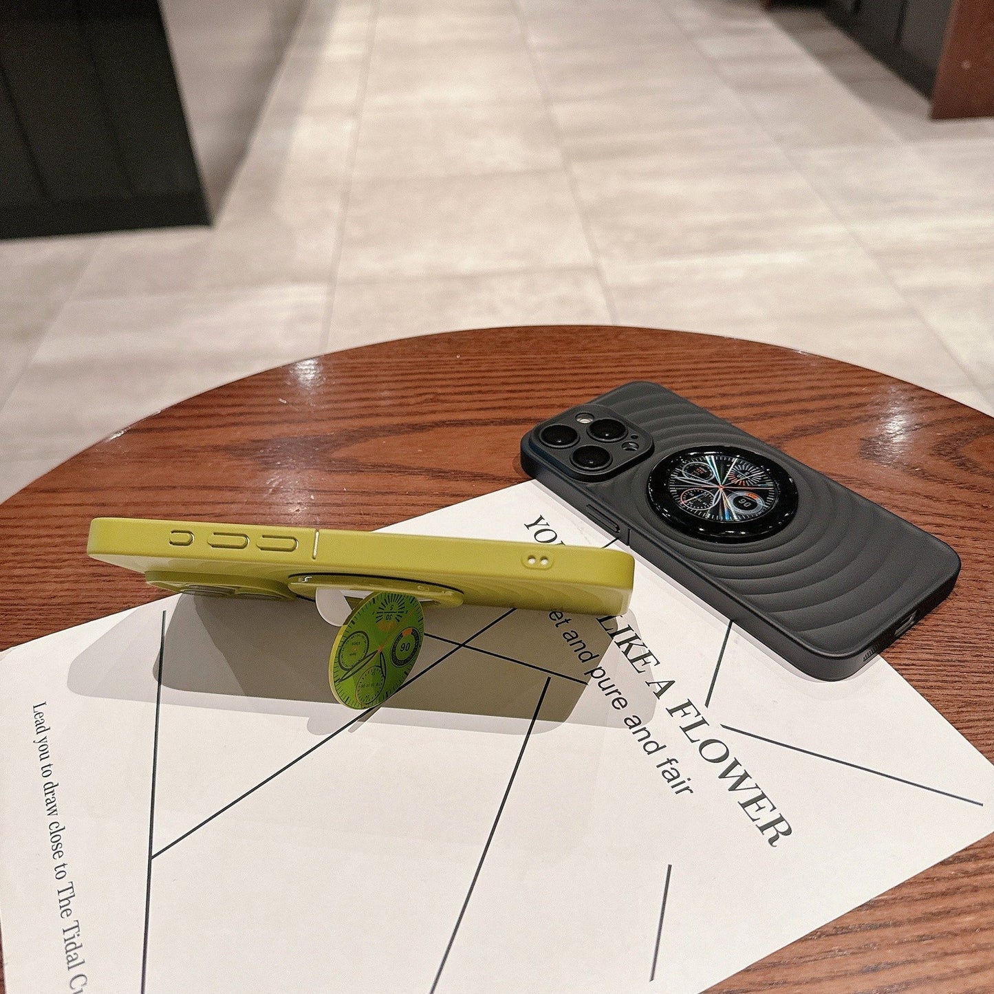 Matte Frosted Magsafe Compass Case for iPhone Series