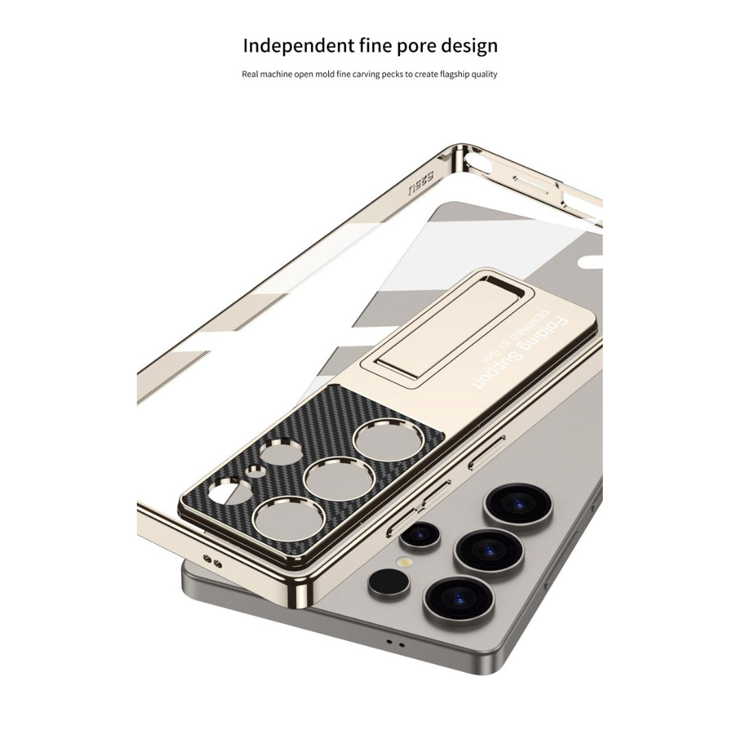 Transparent Bracket Case For Galaxy S25 Ultra