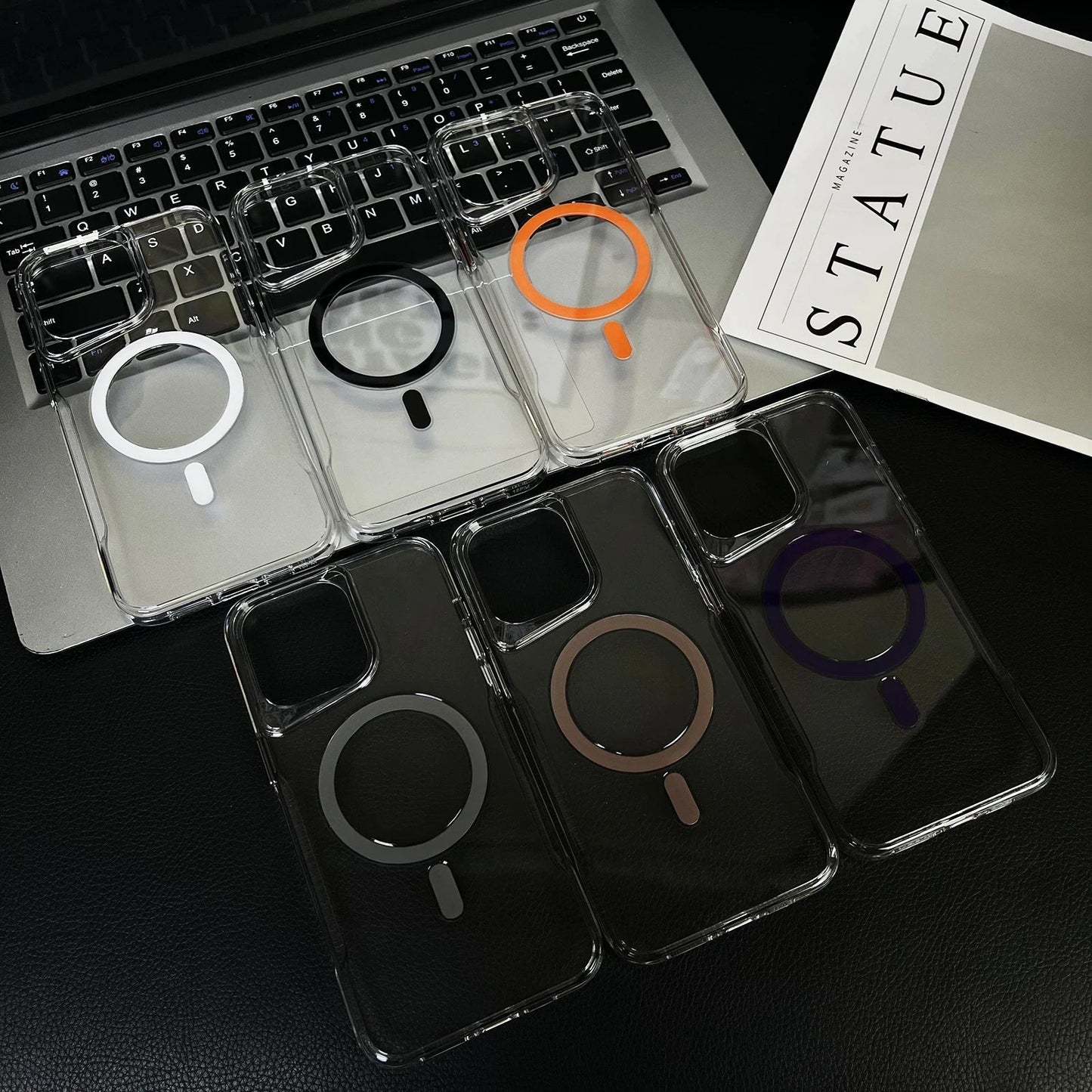 Transparent Armour Magsafe Case for iPhone Series