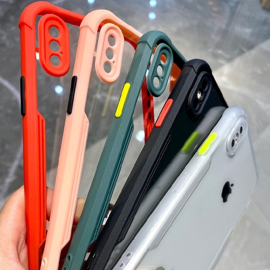 iPhone XR Shockproof Bumper Phone Case with Camera Protection