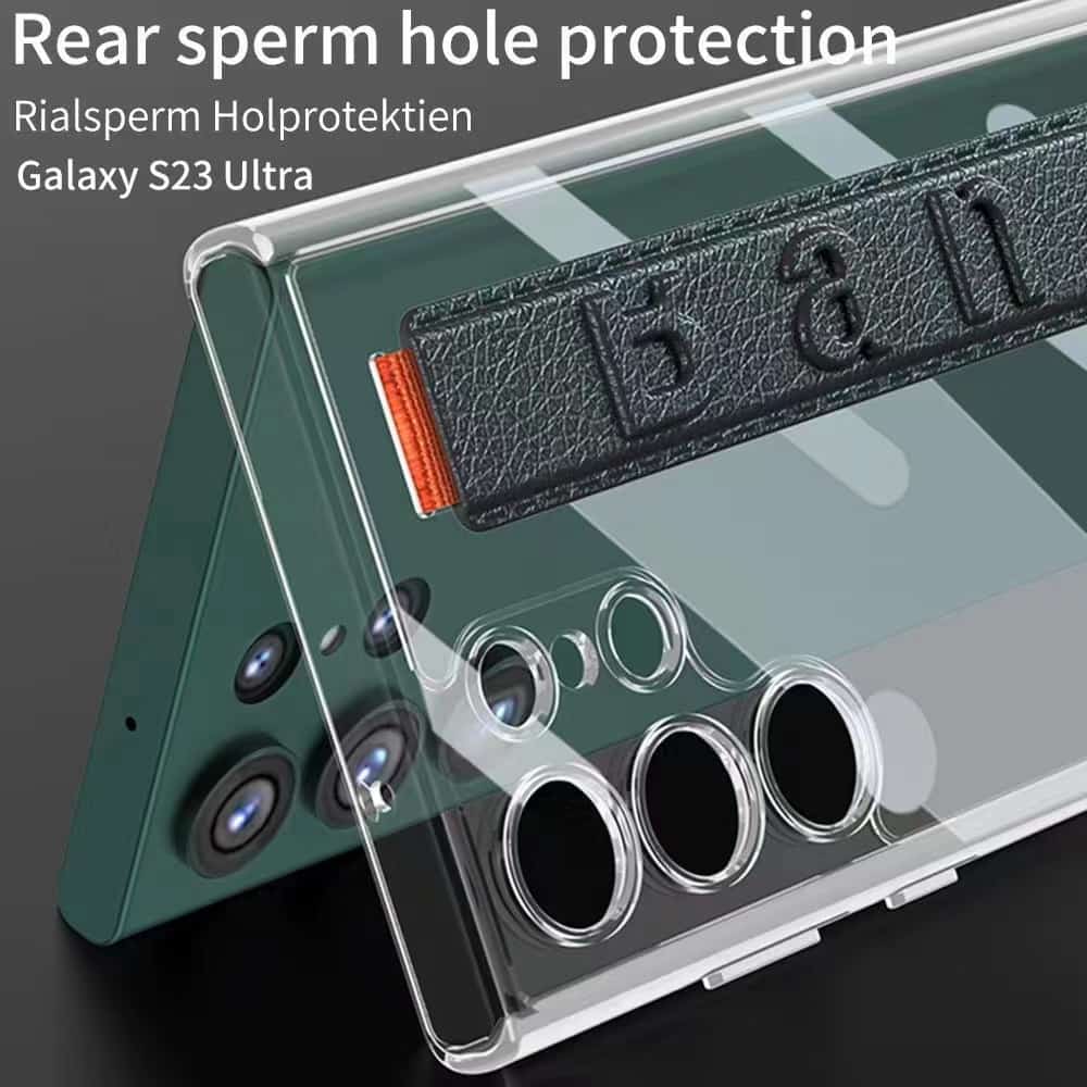Elastic Wristband Holder Case For Galaxy S23 Ultra