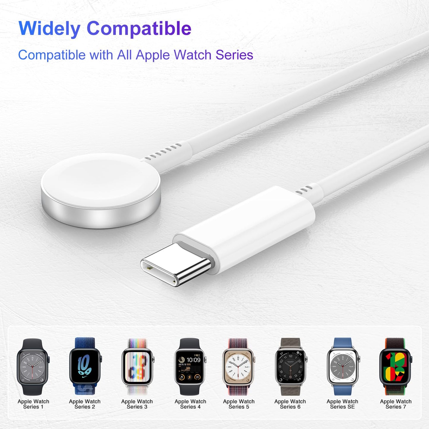 Hoco iWatch Series Ultra/8/7/6/SE/SE2/5/4/3/2/1 Charging Cable
