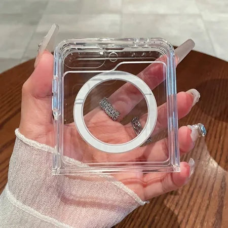 Samsung Galaxy Z Flip6 Slim Magnetic MagSafe Transparent Case