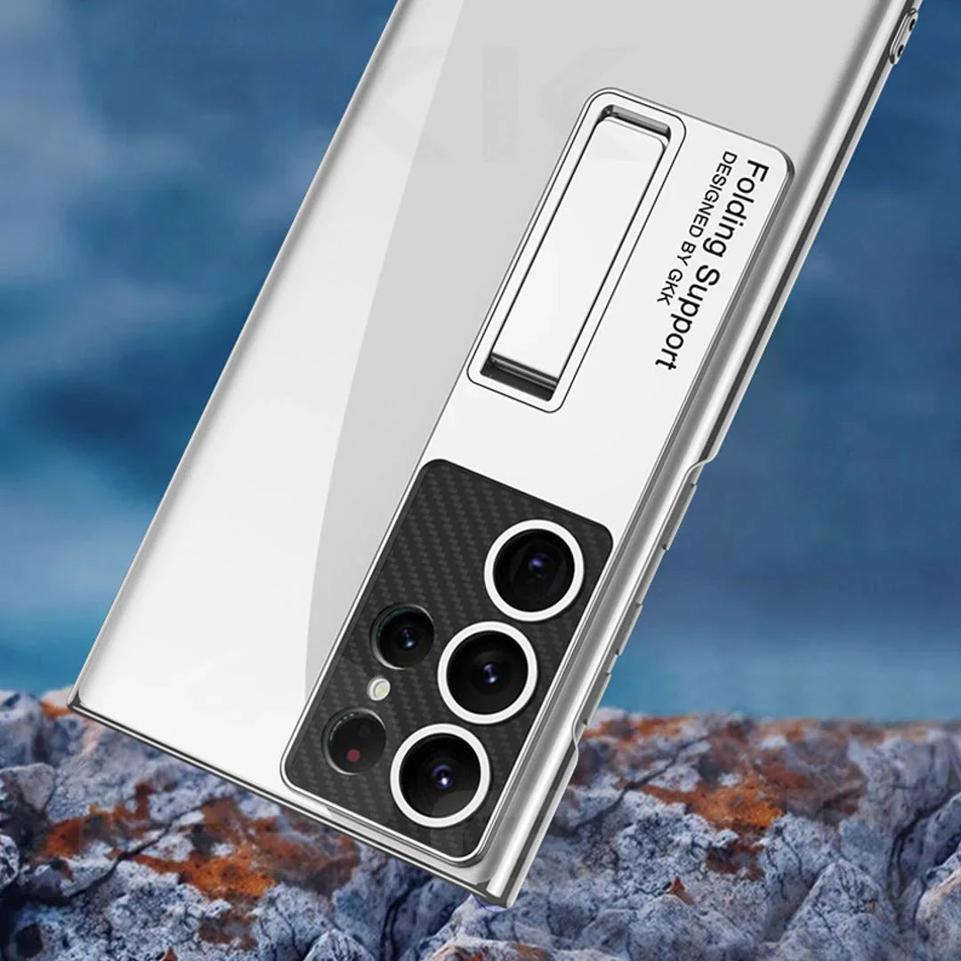 Phantom Kickstand Ultra Thin Back Case Cover For Galaxy S23 Ultra