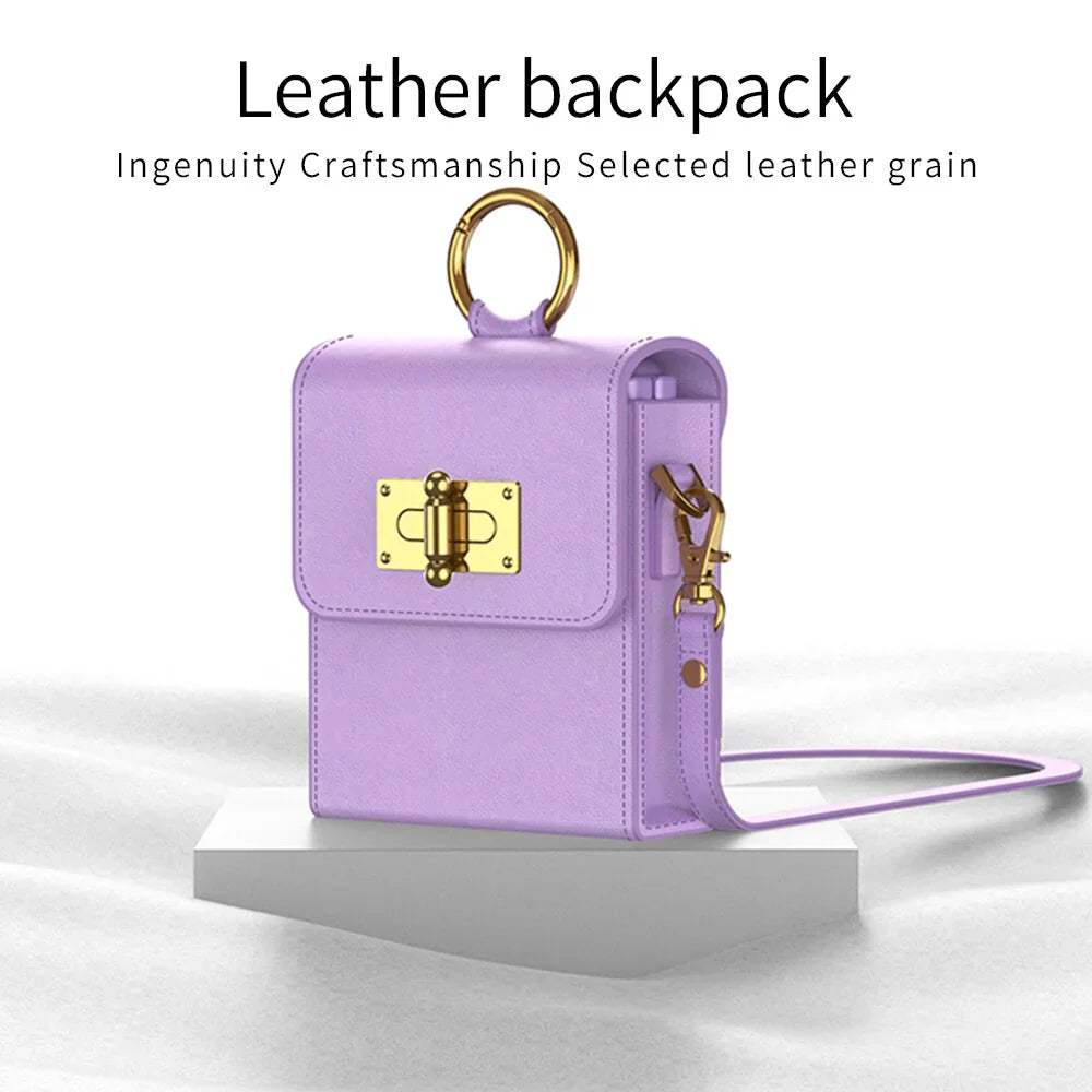 Leather Cross Bag Case For Galaxy Z FLIP 5