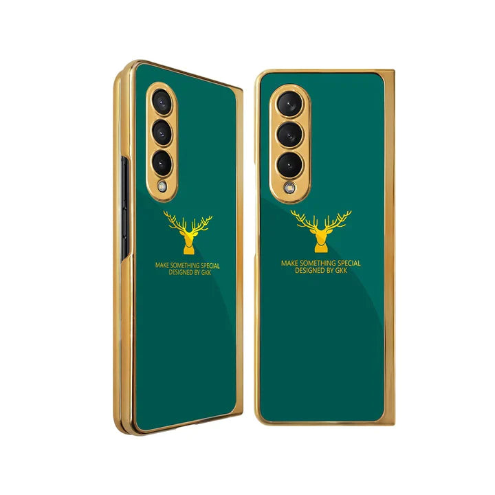 Samsung Galaxy Z Fold 4 Deer Pattern Glass Case