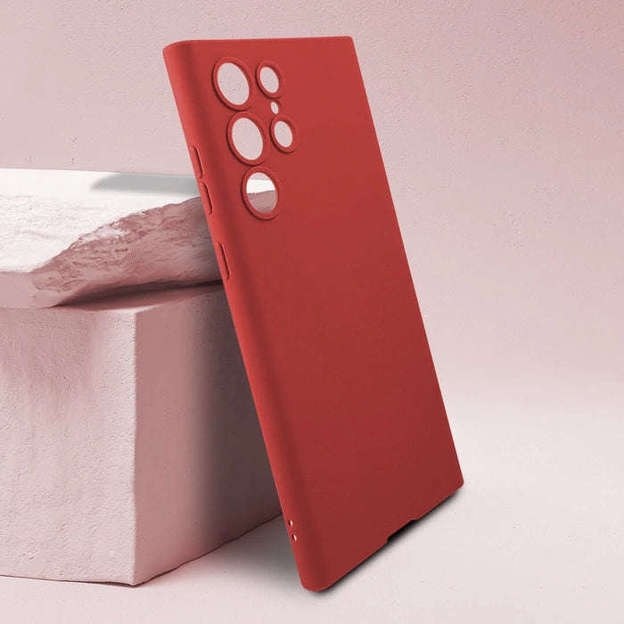 Slim Silicon Protective Back Case For Galaxy S22 Ultra