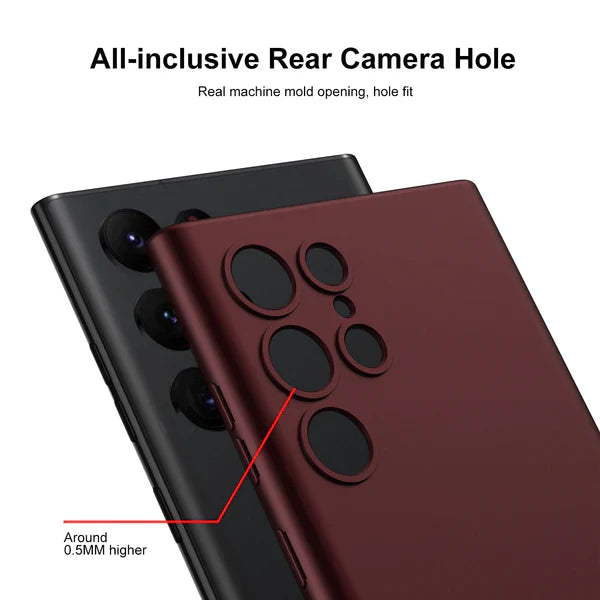 Shockproof Matte Soft Case For Galaxy S23 Ultra