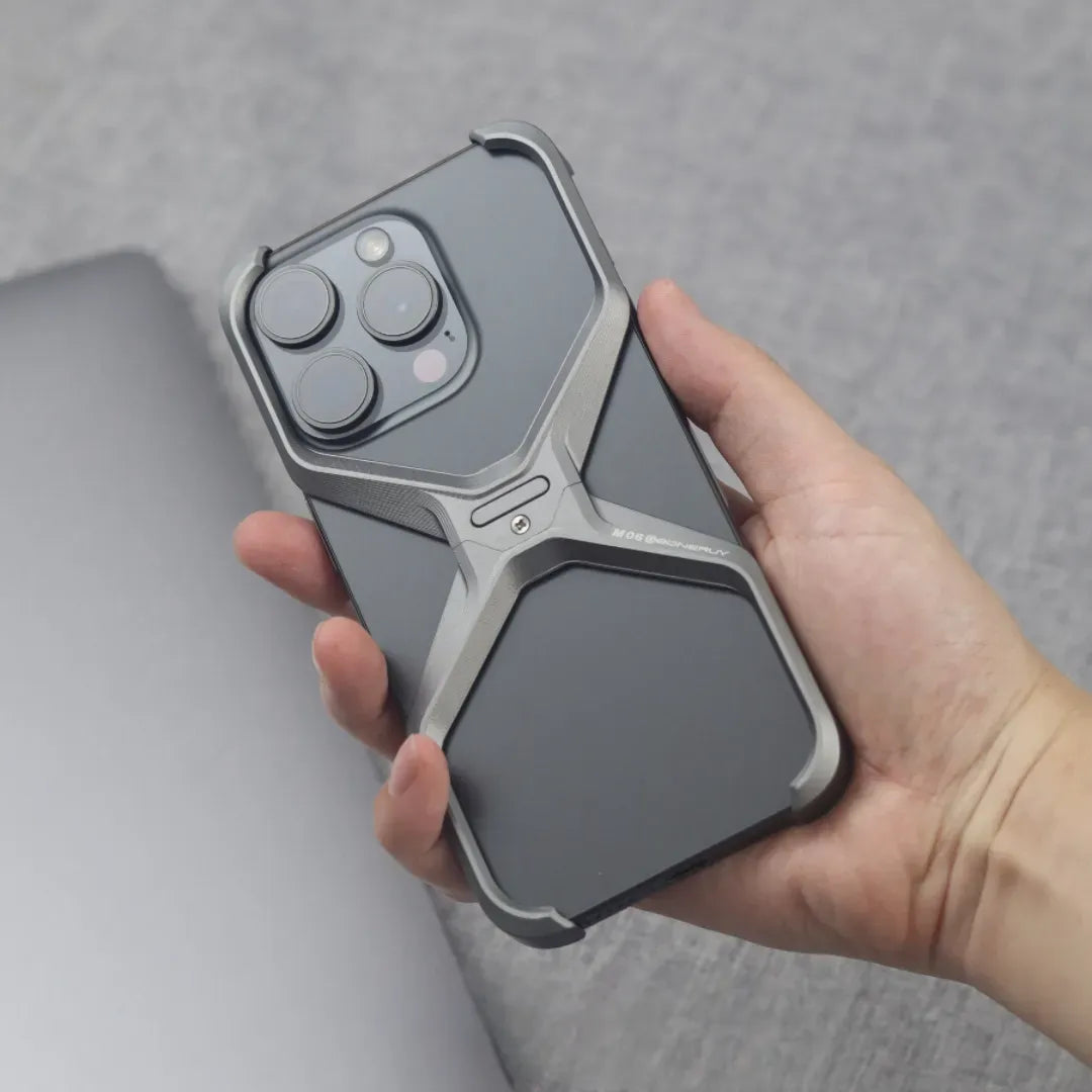 Aluminum Alloy Hollow Case for iPhone Series