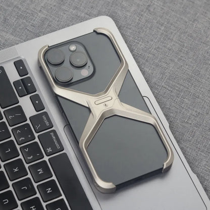 Aluminum Alloy Hollow Case for iPhone Series