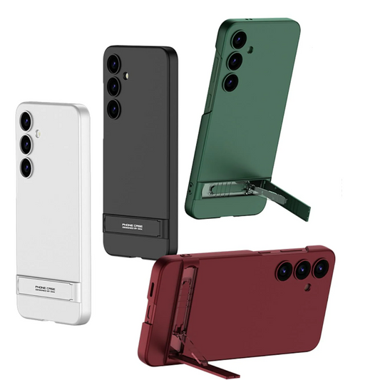 Shockproof Ultra Matte Stand Case For Samsung Galaxy S25
