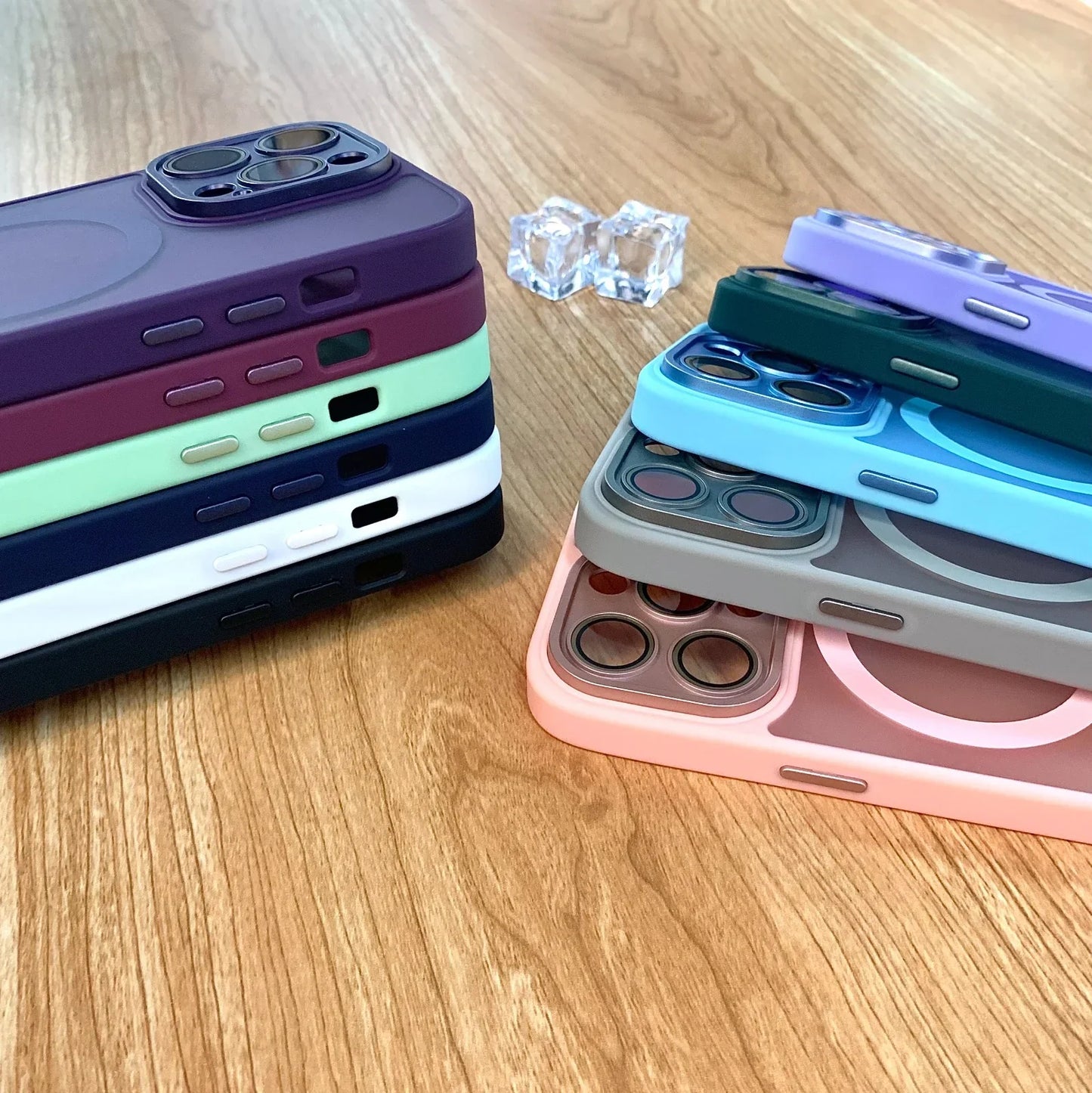 Magnetic Matte Translucent Magsafe Case for iPhone Series