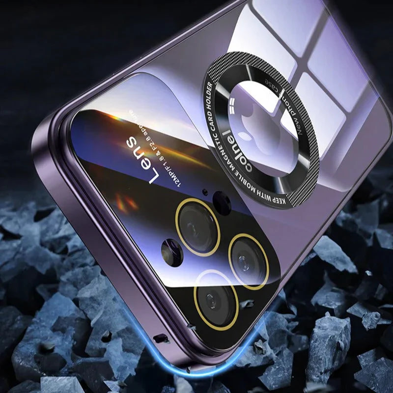 Luxury Metallic Frame Case for iPhone Series