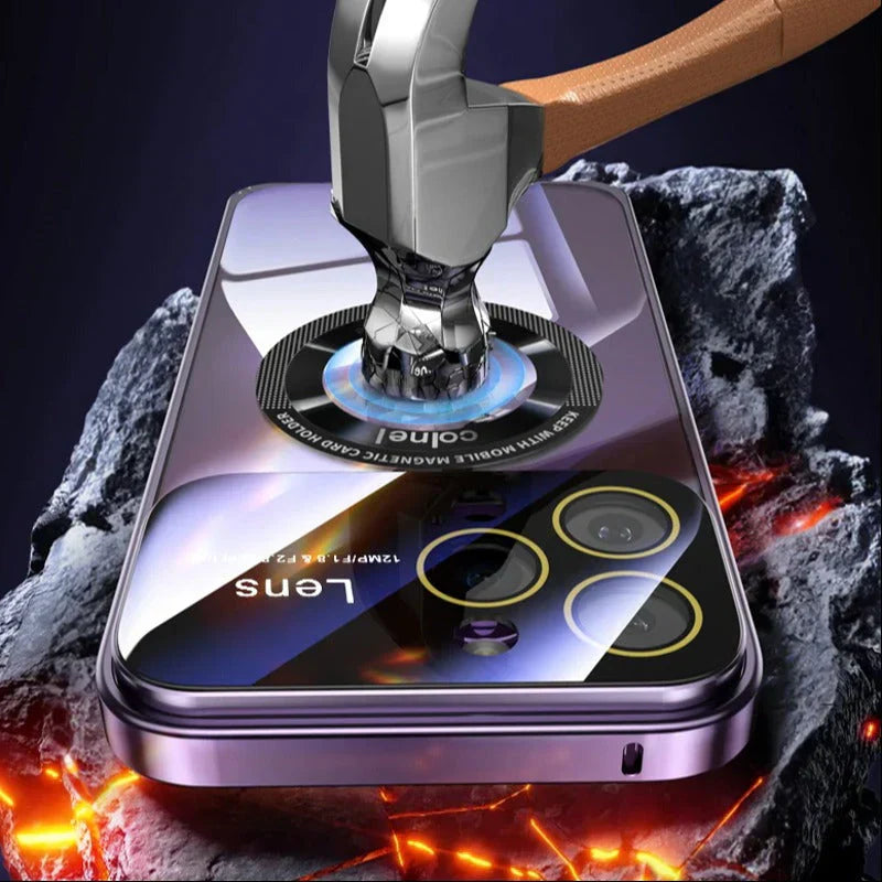 Luxury Metallic Frame Case for iPhone Series