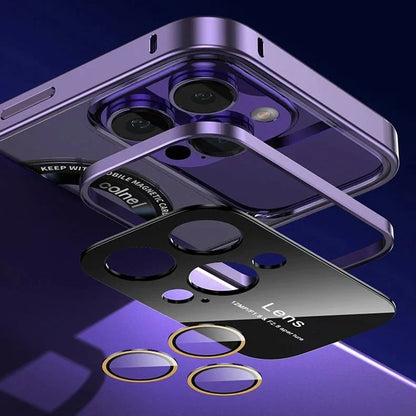 Luxury Metallic Frame Case for iPhone Series