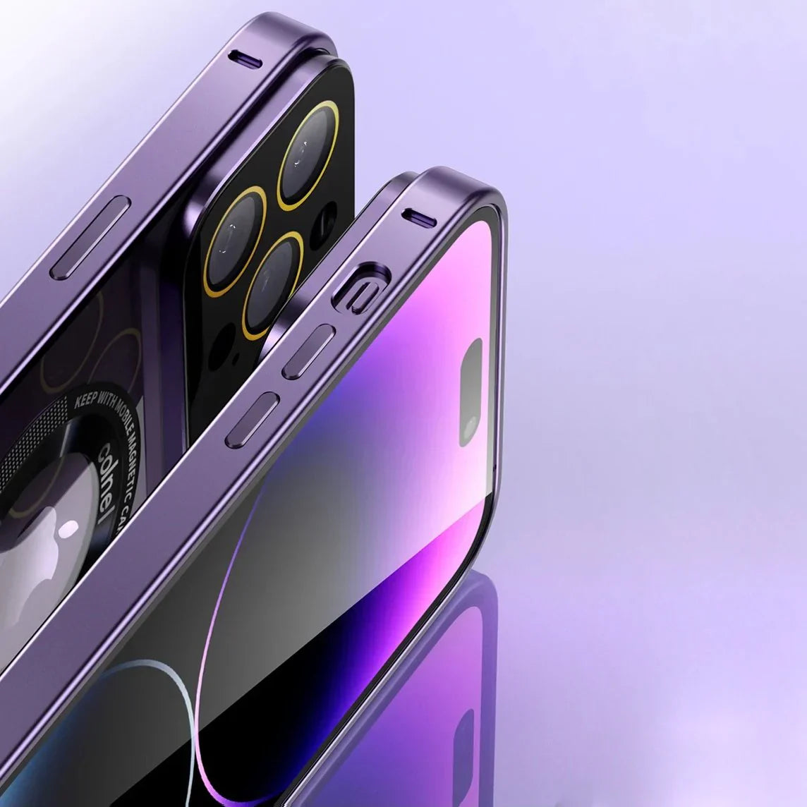 Luxury Metallic Frame Case for iPhone Series