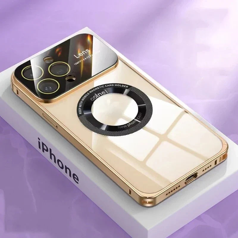 Luxury Metallic Frame Case for iPhone Series