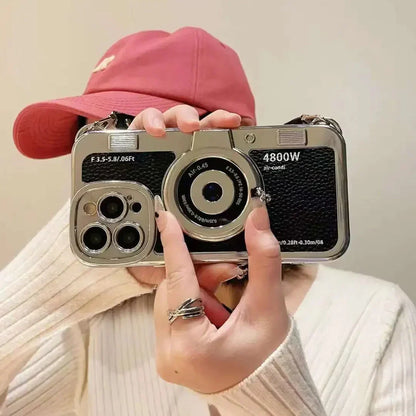 Retro Leather Vintage Camera Case- iPhone