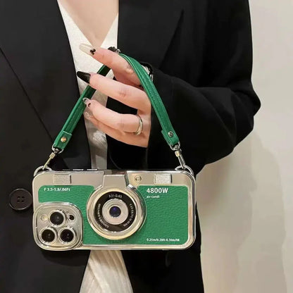 Retro Leather Vintage Camera Case- iPhone