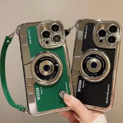 Retro Leather Vintage Camera Case- iPhone