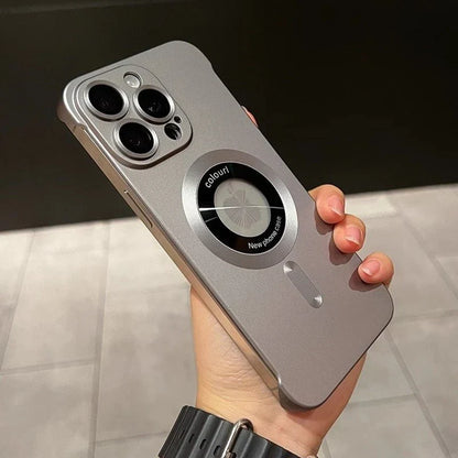 Frameless Chromatic Logocut Magnetic Case for iPhone