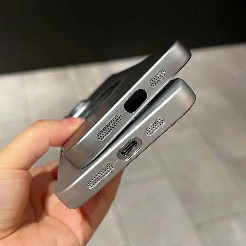 Frameless Chromatic Logocut Magnetic Case for iPhone