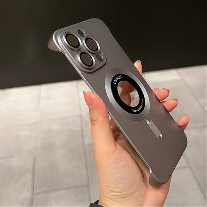 Frameless Chromatic Logocut Magnetic Case for iPhone
