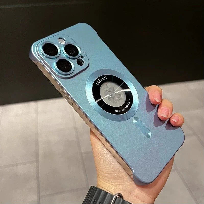 Frameless Chromatic Logocut Magnetic Case for iPhone