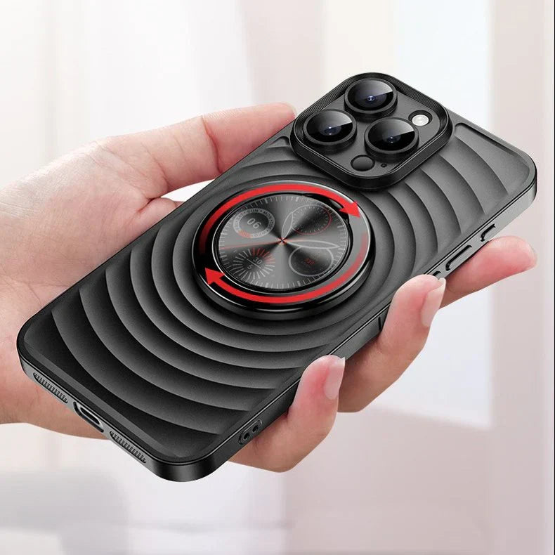 Matte Frosted Magsafe Compass Case for iPhone Series