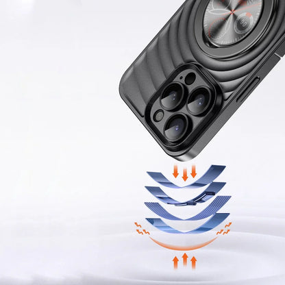 Matte Frosted Magsafe Compass Case for iPhone Series