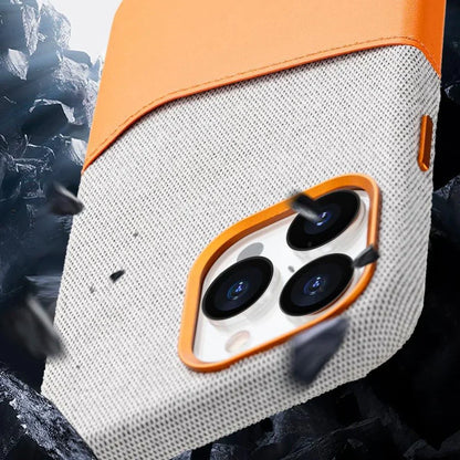 Leather MagSafe Dual Tone Card Holder Case for iPhone Series