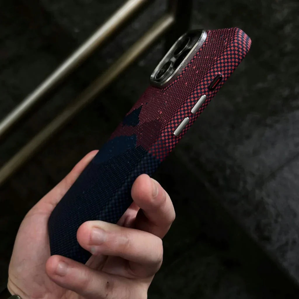 Mountain Texture Kickstand Case for iPhone Series