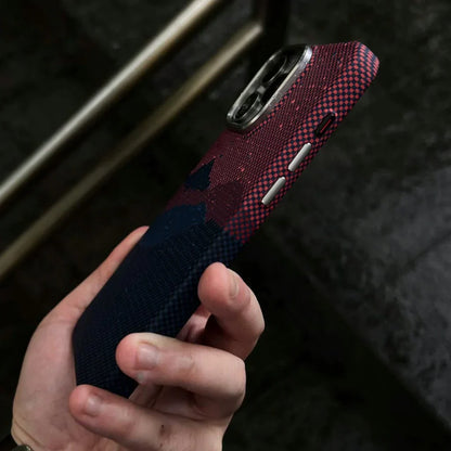 Mountain Texture Kickstand Case for iPhone Series