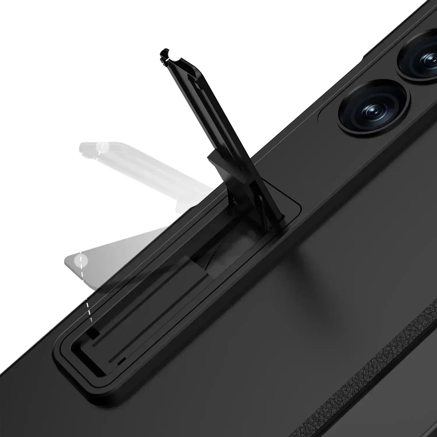 Full Protection Kickstand Case With Privacy Screen For Samsung Galaxy Z Fold 6