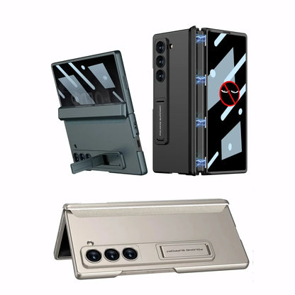 Full Protection Kickstand Case With Privacy Screen For Samsung Galaxy Z Fold 6