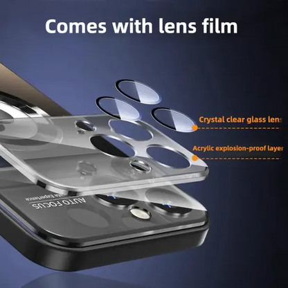 Frosted Magsafe Glass Shield Case - iPhone