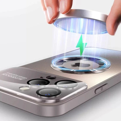 Frosted Magsafe Glass Shield Case - iPhone