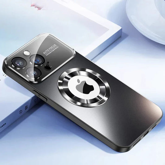 Frosted Magsafe Glass Shield Case - iPhone