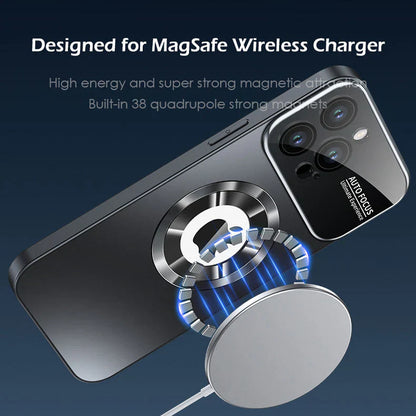Frosted Magsafe Glass Shield Case - iPhone