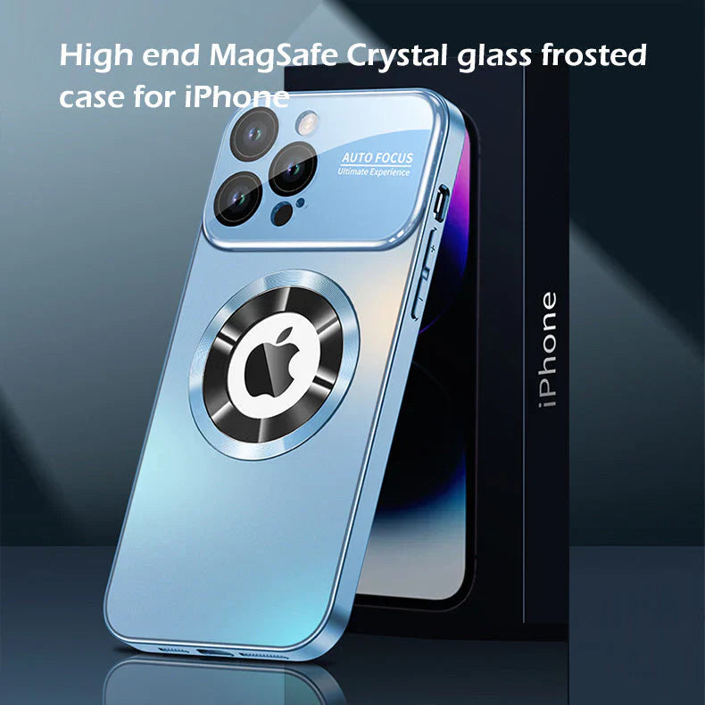 Frosted Magsafe Glass Shield Case - iPhone