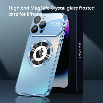 Frosted Magsafe Glass Shield Case - iPhone
