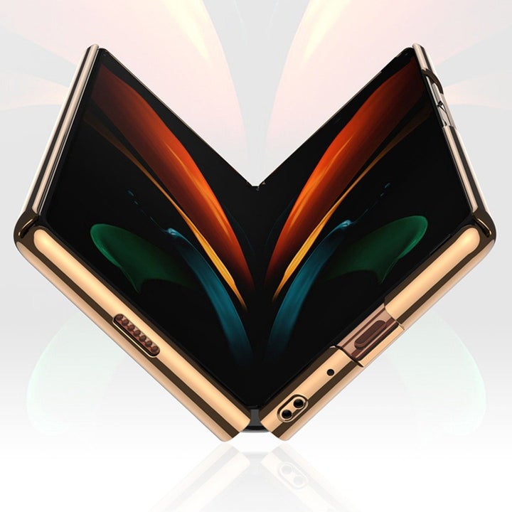 Galaxy Z Fold3 Check Pattern Glass  Case