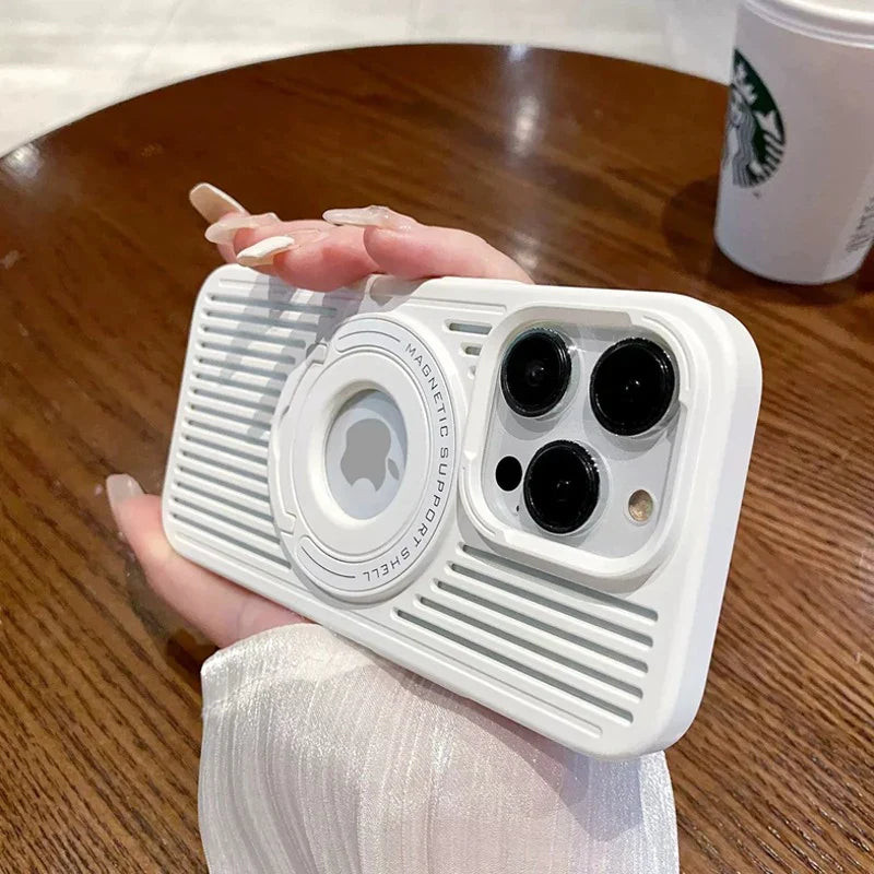 Airflow Magsafe Case with Stand For iPhone Series