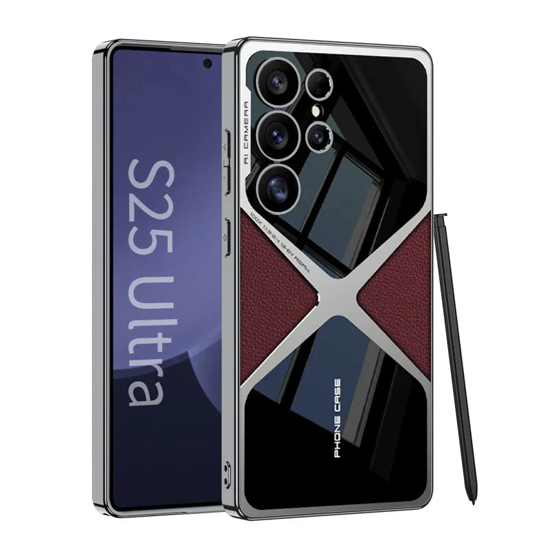 Polished Guard Business Leather Case - Galaxy S25 Ultra