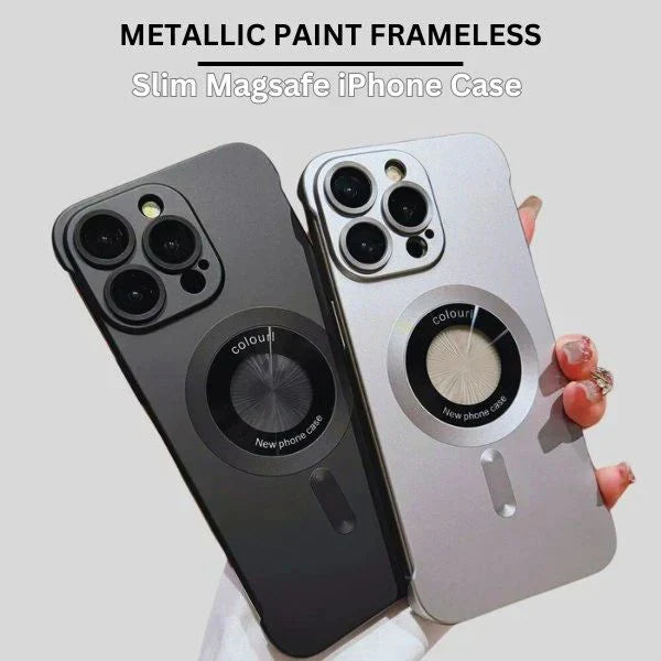 Frameless Chromatic Logocut Magnetic Case for iPhone