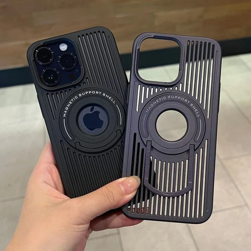 Airflow Magsafe Case with Stand For iPhone Series