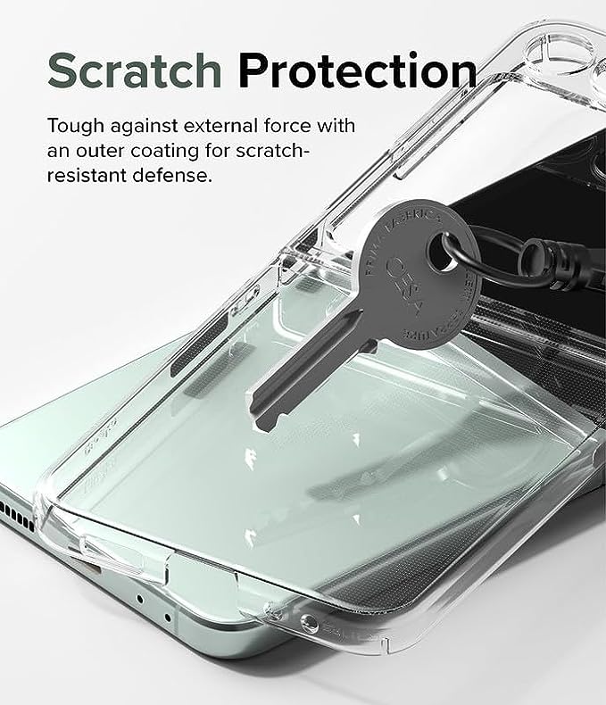 Thin Translucent Hard PC with Non-Slip Grip Protective Phone Cover for Galaxy Z Flip5