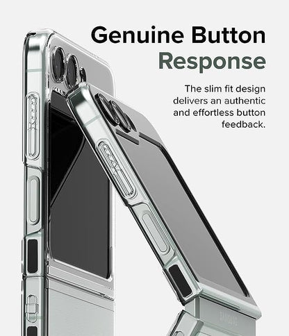 Thin Translucent Hard PC with Non-Slip Grip Protective Phone Cover for Galaxy Z Flip5