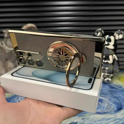 MagSafe Heat Dissipation Rotating Wheel Stand Case - Galaxy S25 Ultra