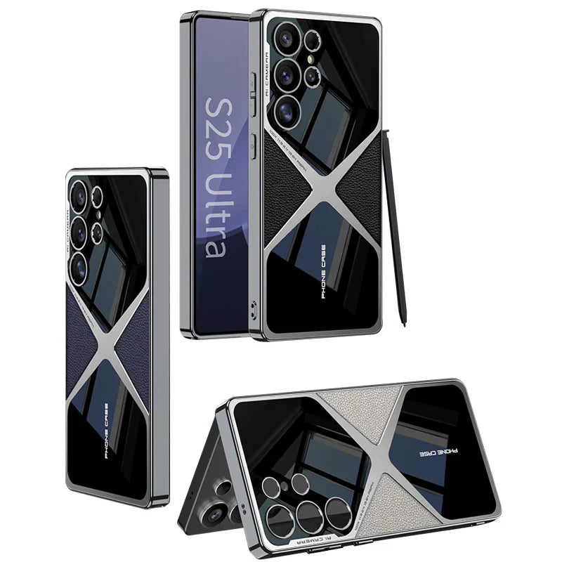 Polished Guard Business Leather Case - Galaxy S25 Ultra